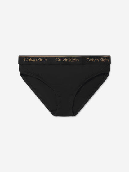 Calvin Klein Girls 5 Pack Bikini Briefs Set in Red