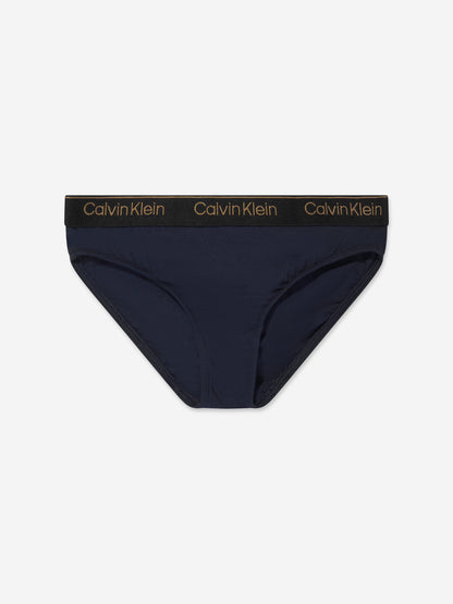 Calvin Klein Girls 5 Pack Bikini Briefs Set in Red