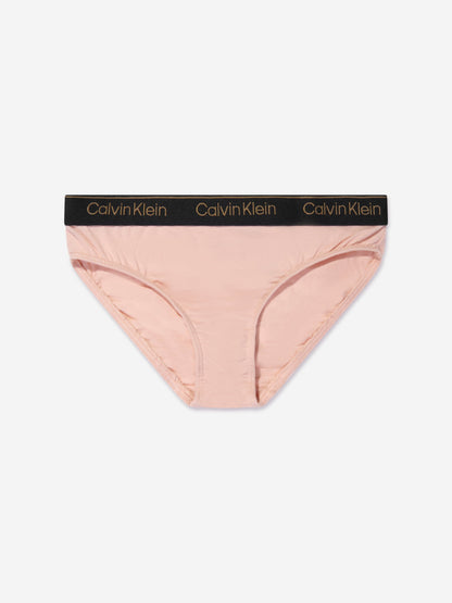 Calvin Klein Girls 5 Pack Bikini Briefs Set in Red