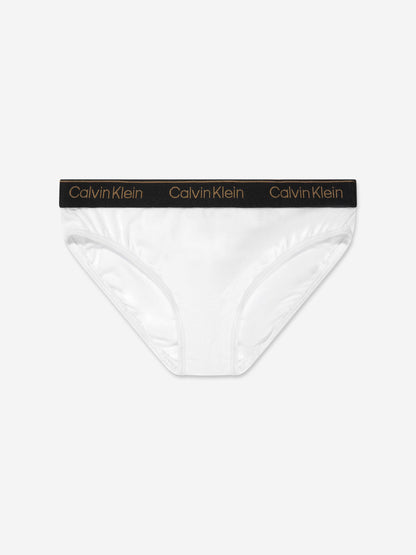 Calvin Klein Girls 5 Pack Bikini Briefs Set in Red