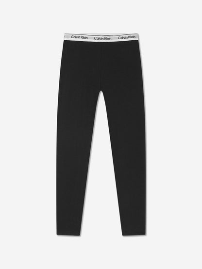 Calvin Klein Girls 2 Pack Leggings Set in Grey