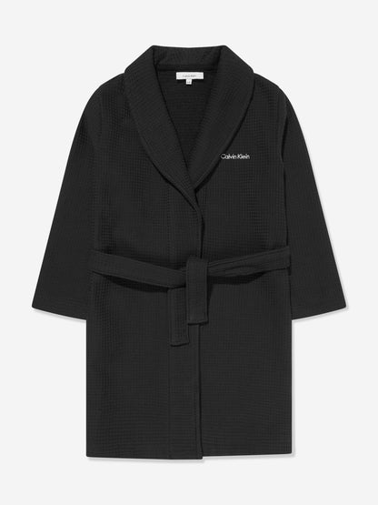 Calvin Klein Kids Bathrobe in Black