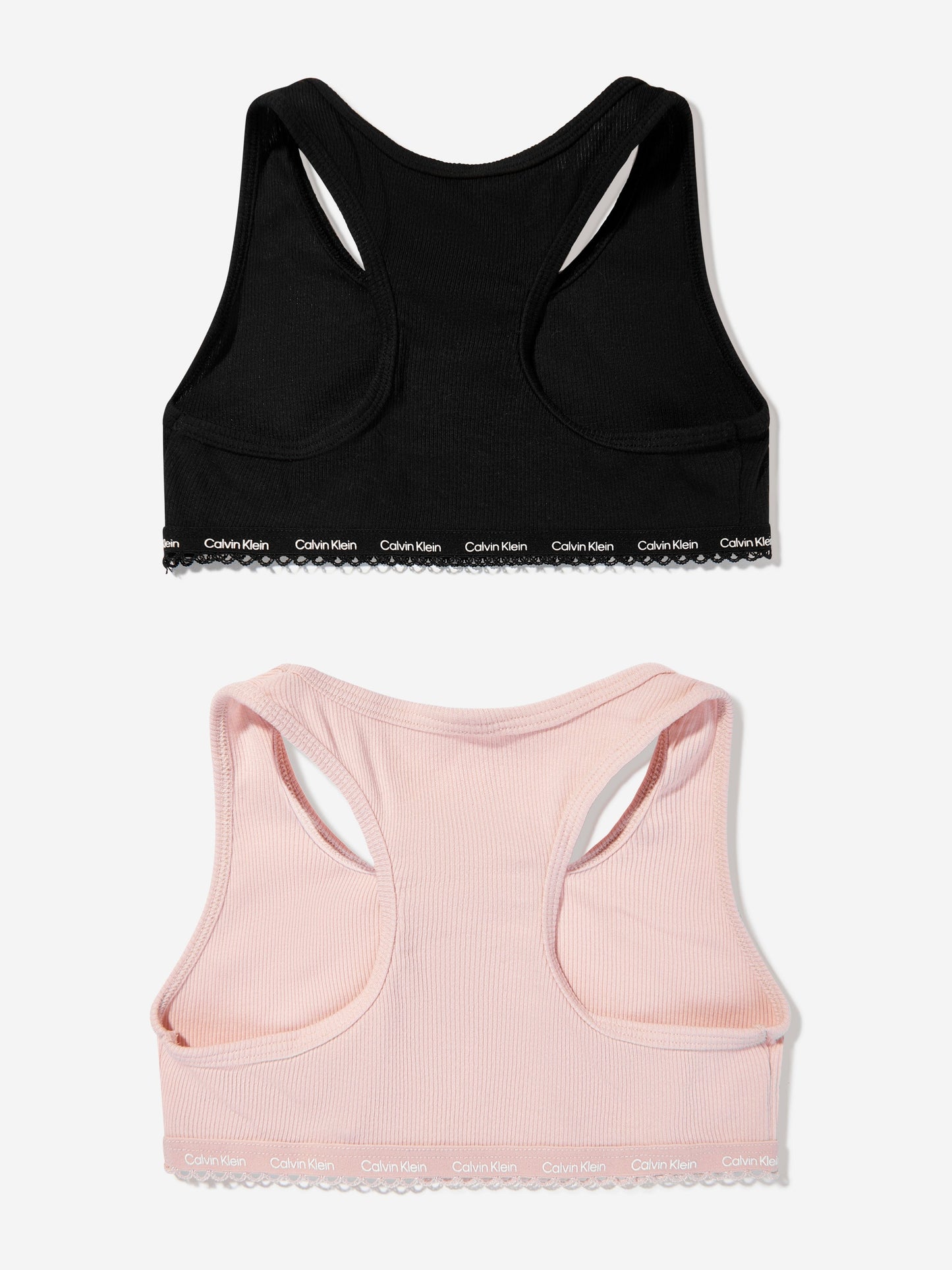 Calvin Klein Girls 2 Pack Bralette Set in Multicolour