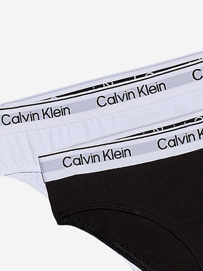 Calvin Klein Girls 2 Pack Bikini Knickers Set in Multicolour