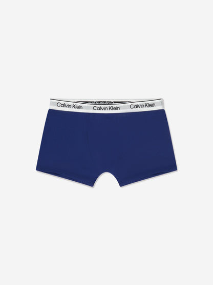 Calvin Klein Boys Boxer Shorts Set (5 Pack) in Blue