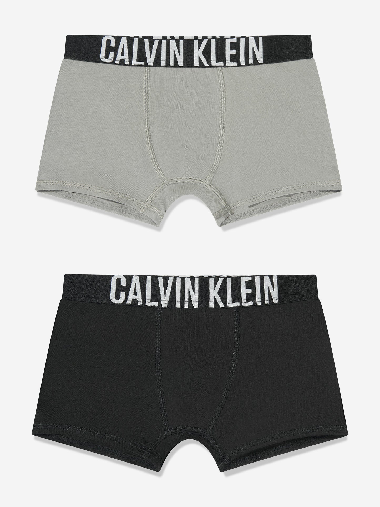 Calvin Klein Boys Boxer Shorts Set (2 Pack) in Grey
