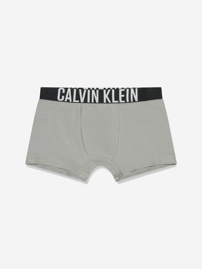 Calvin Klein Boys Boxer Shorts Set (2 Pack) in Grey