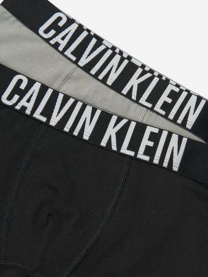 Calvin Klein Boys Boxer Shorts Set (2 Pack) in Grey