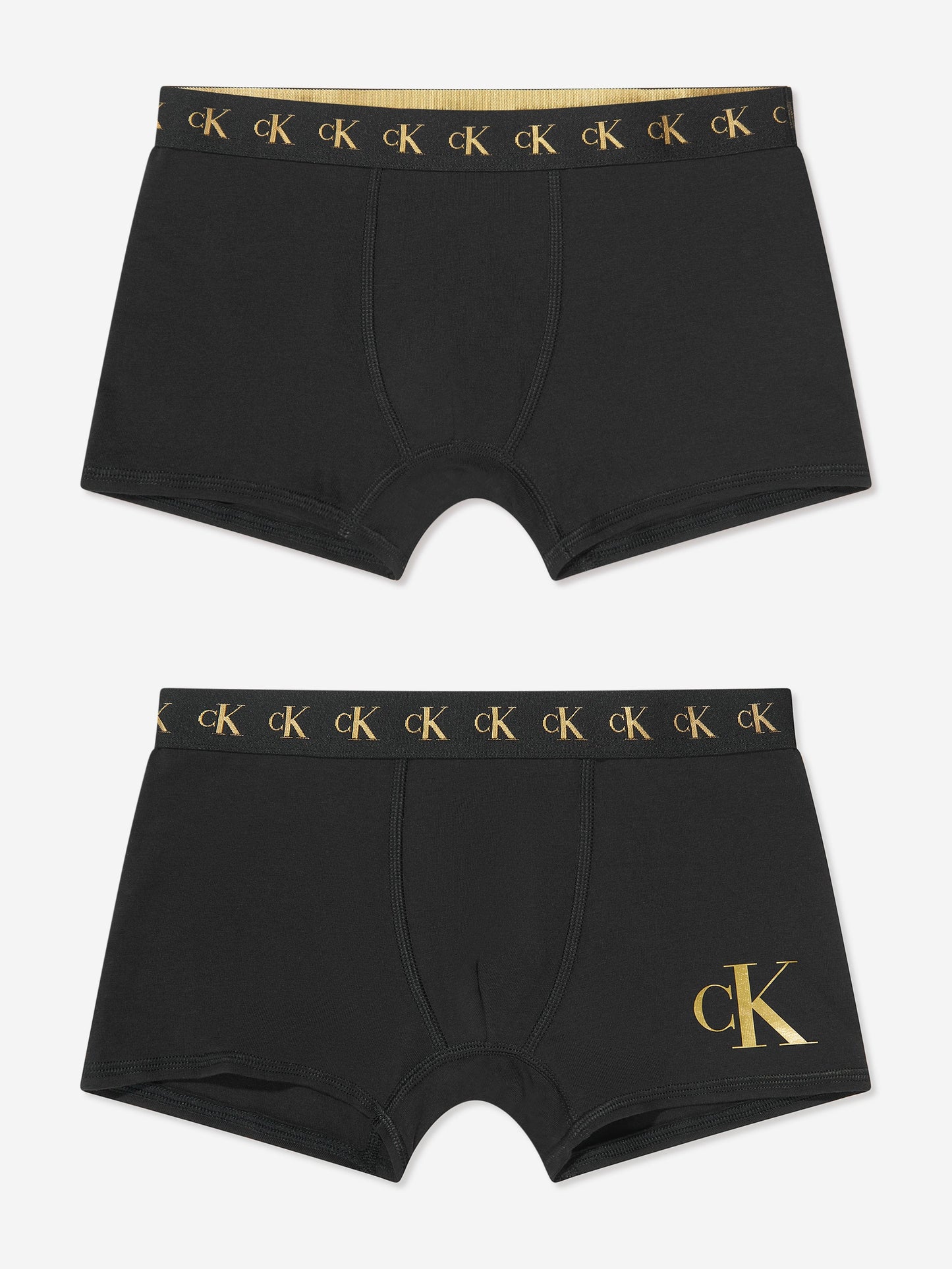 Calvin Klein Boys Boxer Shorts Set (2 Pack) in Black