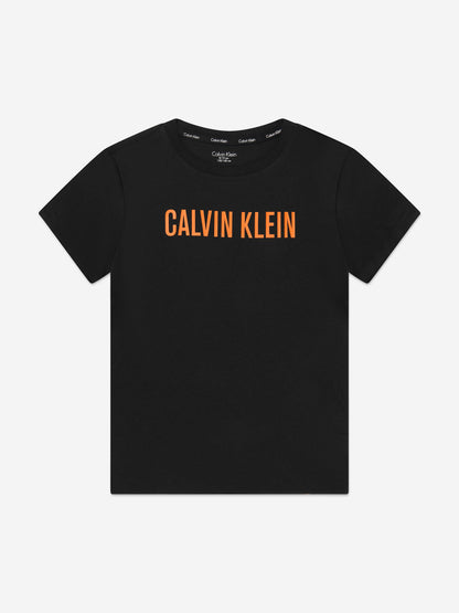 Calvin Klein Boys Short Pyjamas Set in Orange