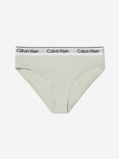 Calvin Klein Girls Bikini Knickers Set (5 Pack) in Lilac