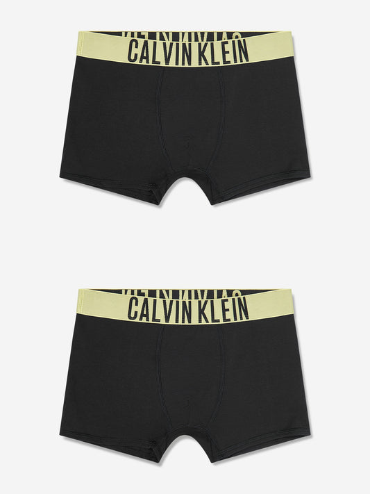 Calvin Klein 男童黑色两件套平角短裤