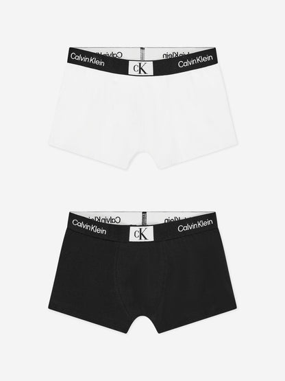 Calvin Klein 男童平角短裤 2 件装 多色