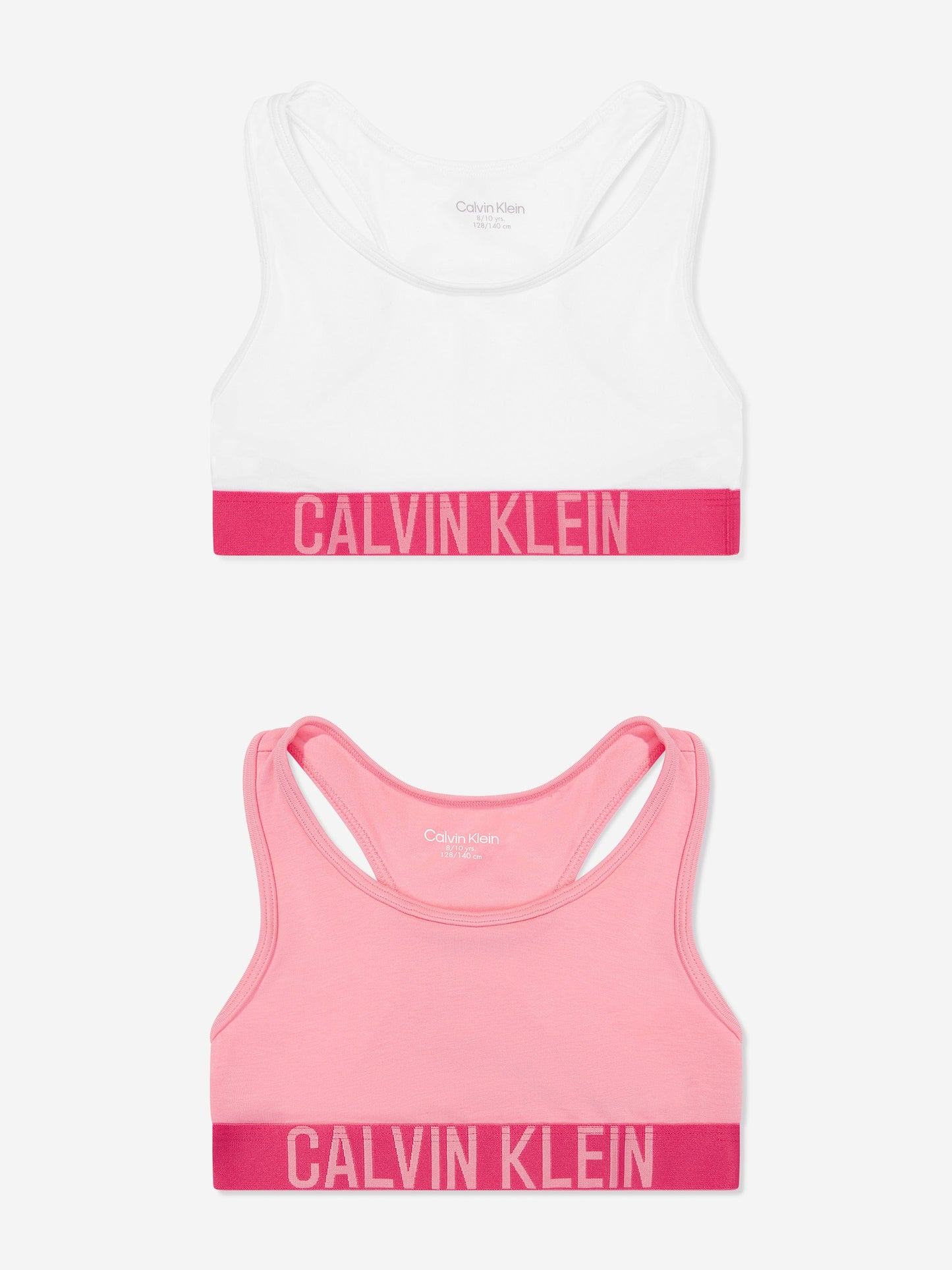 Calvin Klein Girls 2 Pack Bralette Set in Pink