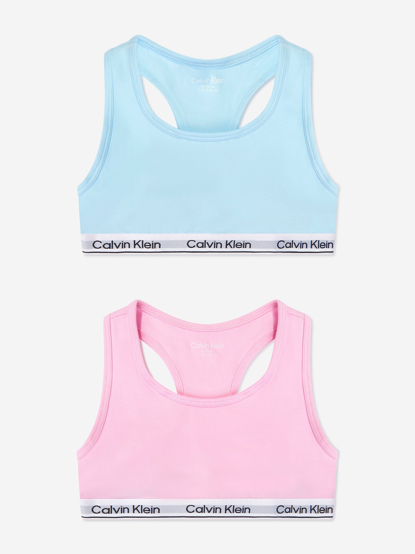 Calvin Klein Girls 2 Pack Bralette Set in Multicolour