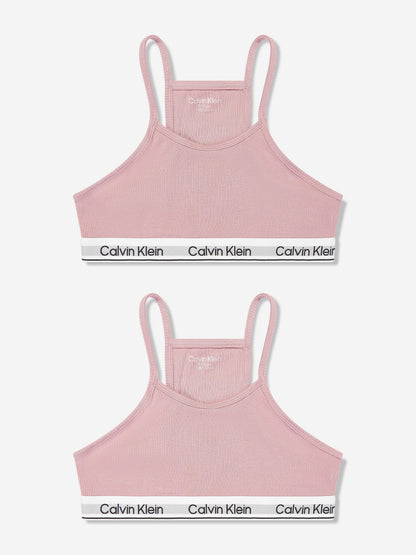 Calvin Klein 女童粉色背心式文胸套装