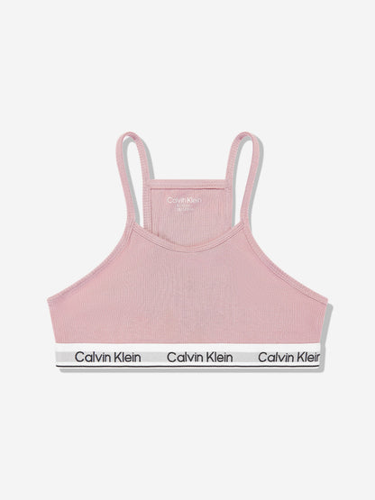 Calvin Klein 女童粉色背心式文胸套装