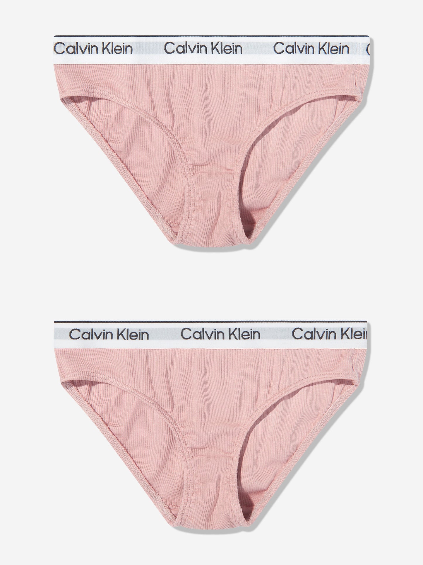 Calvin Klein Girls 2 Pack Bikini Kinickers Set in Pink