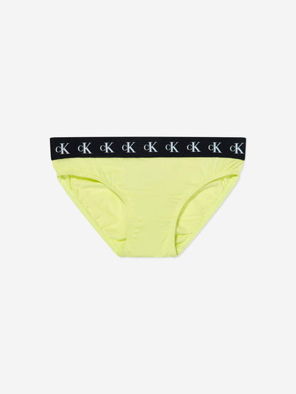 Calvin Klein Girls 3 Pack Bikini Knickers Set in Multicolour