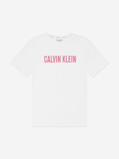 Calvin Klein Girls 2 Pack T-Shirt Set in Multicolour