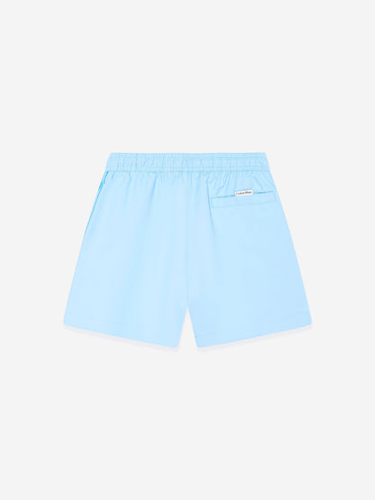 Calvin Klein Boys Drawstring Swim Shorts in Blue