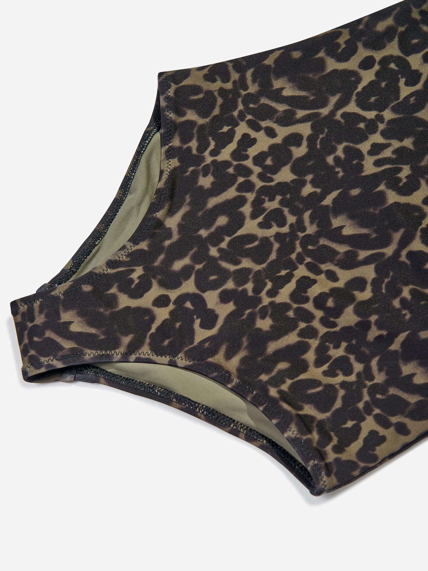 Calvin Klein Girls Logo Print Swimsuit in Multicolour