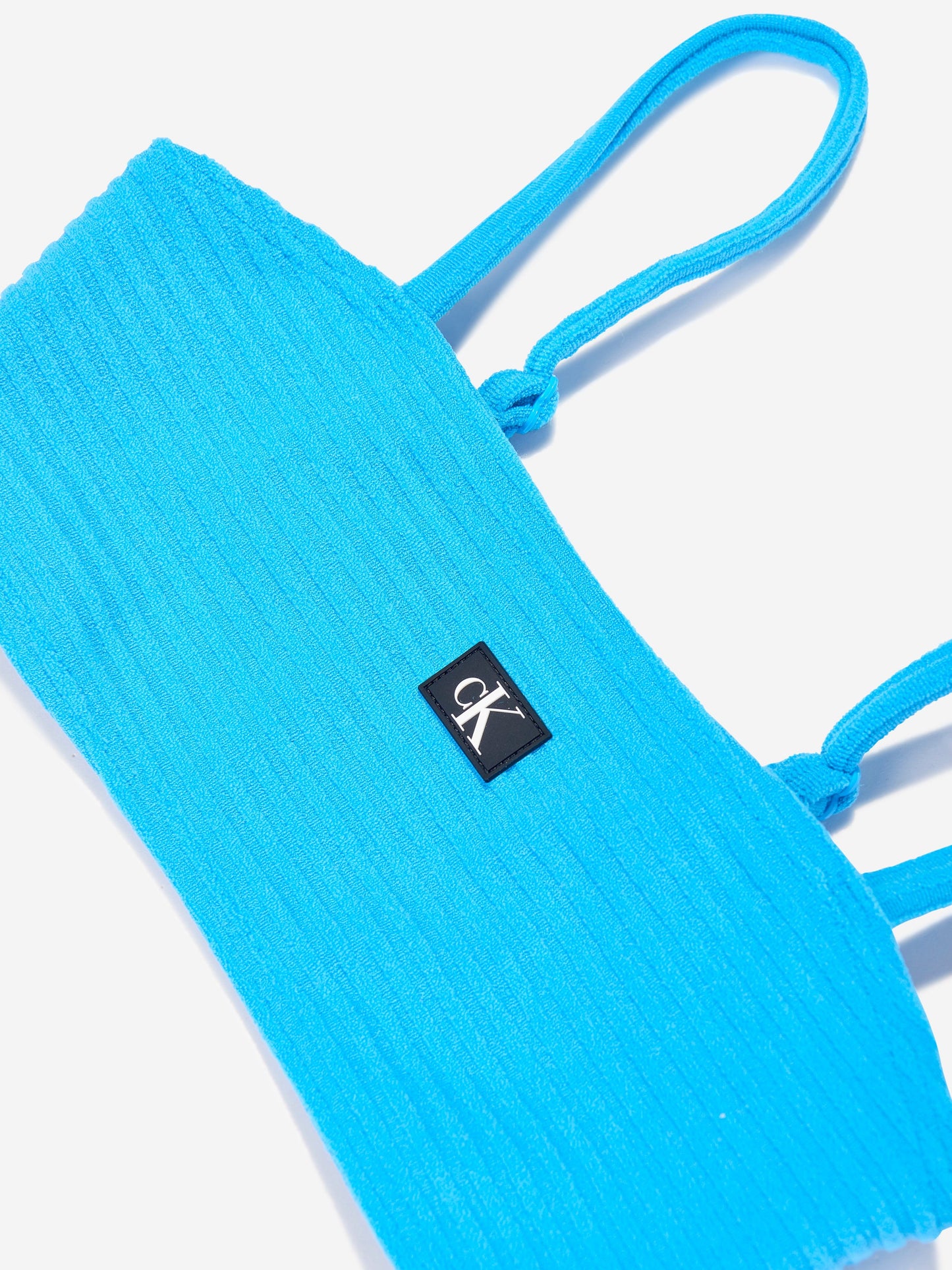 Calvin Klein Girls Bralette Bikini Set in Blue