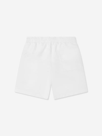Boys Logo Swim Shorts in White