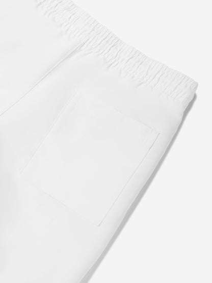 Boys Logo Swim Shorts in White