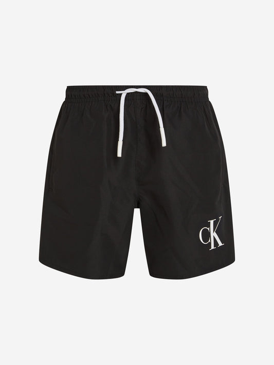 Boys Logo Swim Shorts in Black
