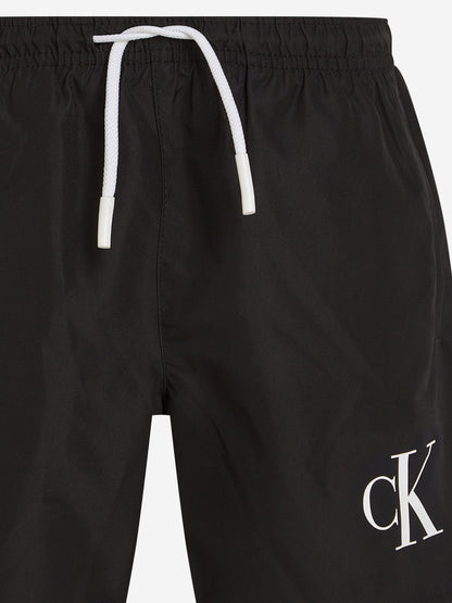 Boys Logo Swim Shorts in Black