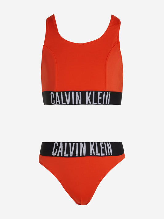 Girls Bralette Bikini In Red