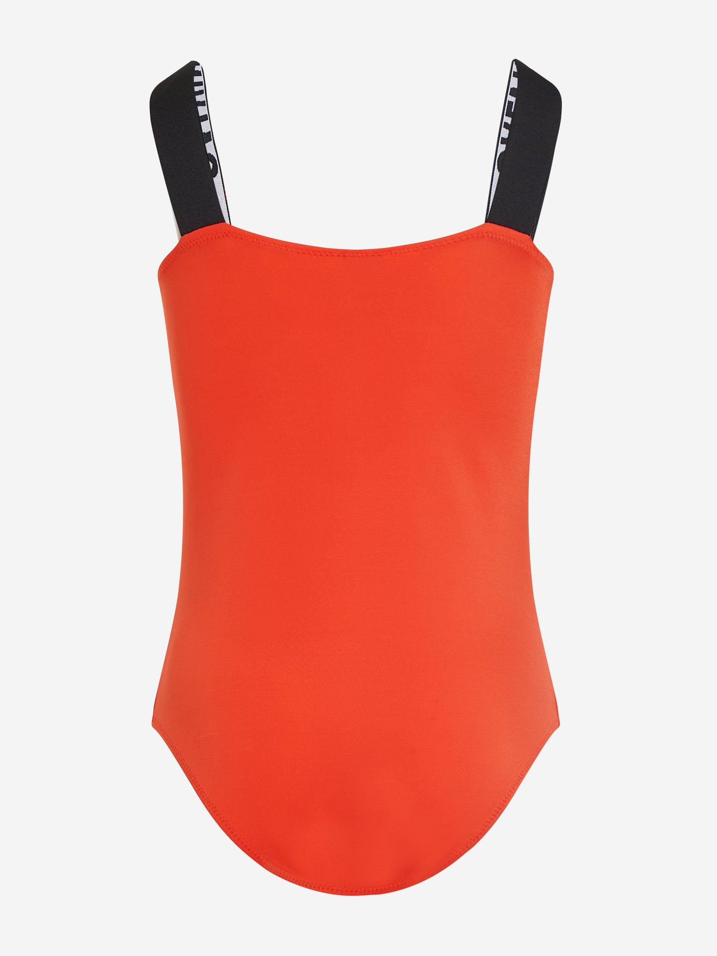 Girls Logo Swimsuit in Red