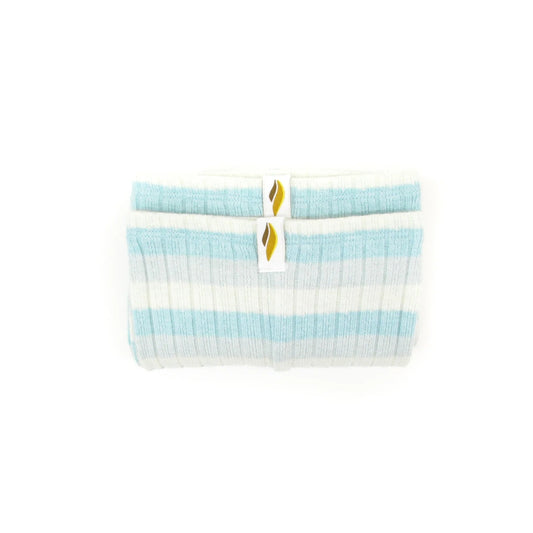 儿童蓝色条纹芭蕾舞护腿