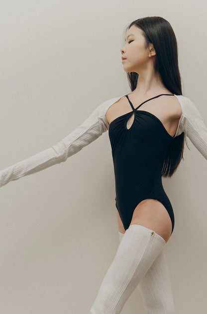 女士白色芭蕾舞披肩
