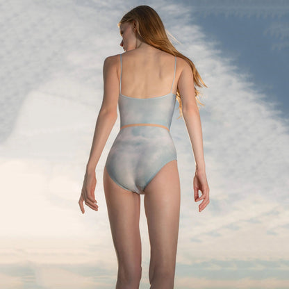 女童天空蓝"JUNIOR CLOUDY"芭蕾舞连体衣(J181LE01VL/sky blue)