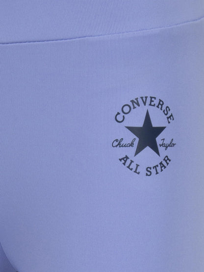 Converse 女童 Chuck Patch 高腰紧身裤（蓝色）