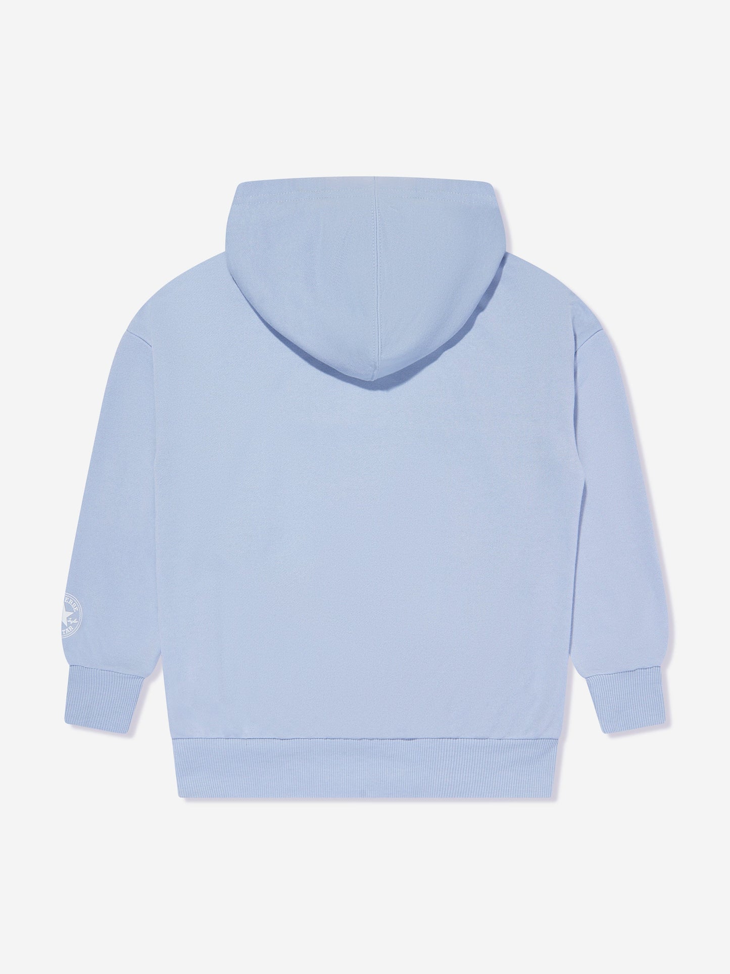 Converse 女童超大 Chuck Patch 蓝色连帽衫