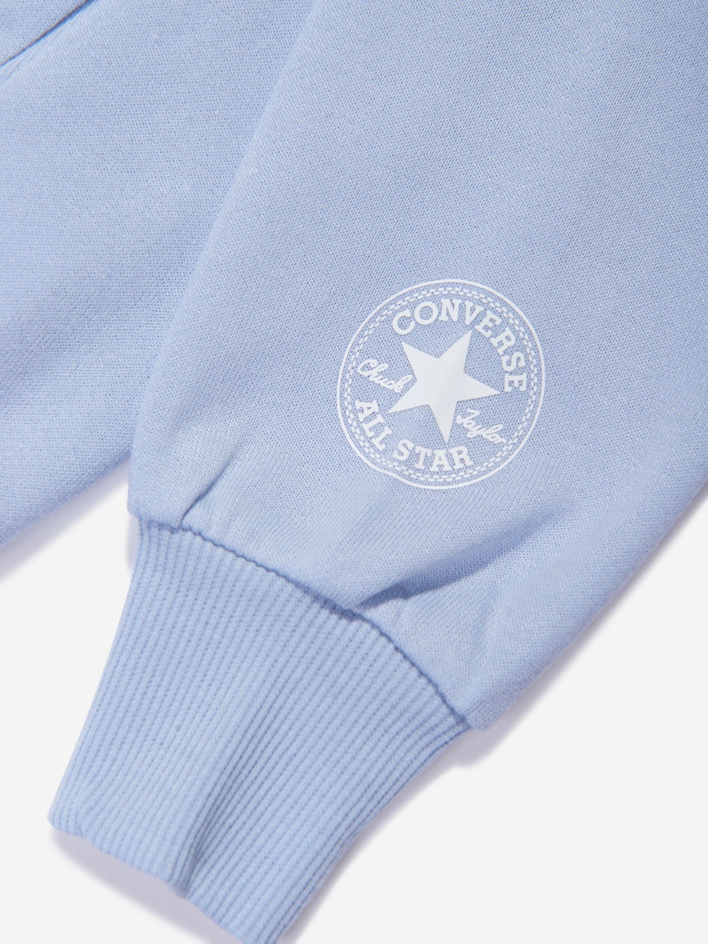 Converse 女童超大 Chuck Patch 蓝色连帽衫