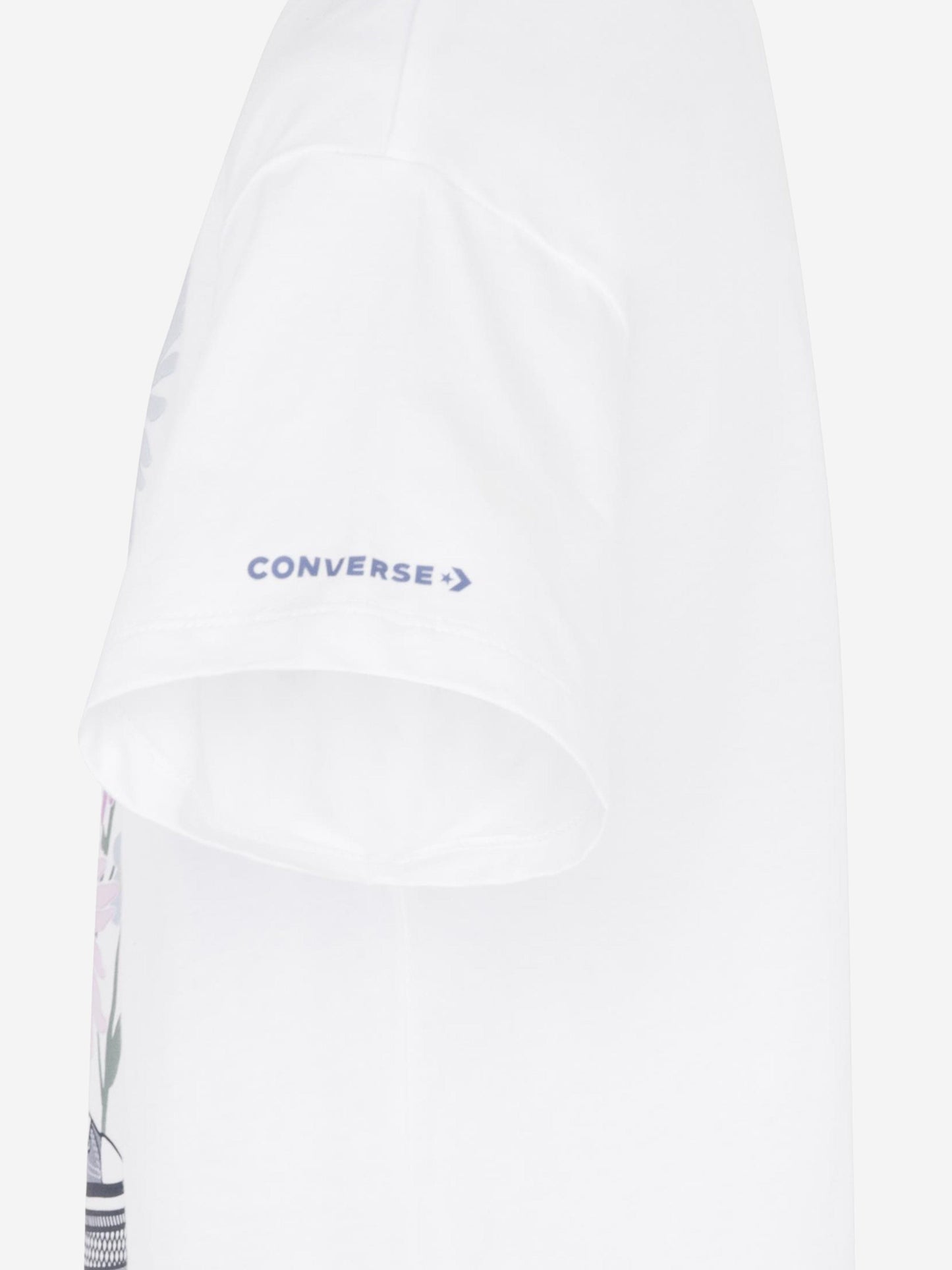 Converse 女童白色男友图案 T 恤