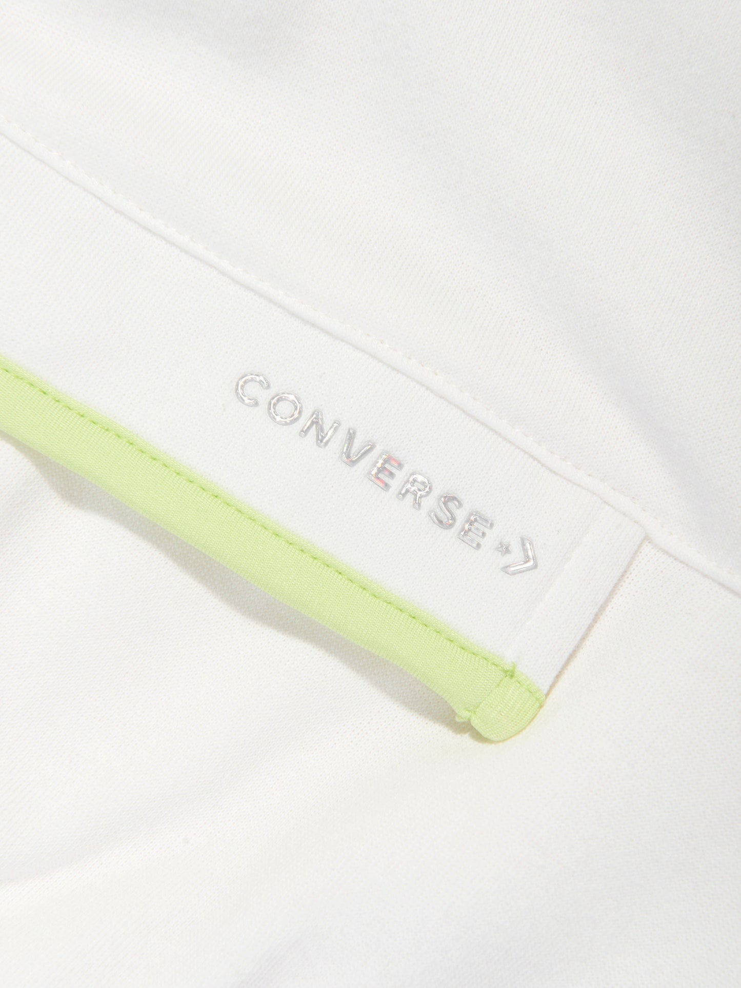 Converse 女童半拉链宽松实用连帽衫（象牙色）