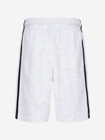 Boys Retro Side Stripe Shorts in Grey