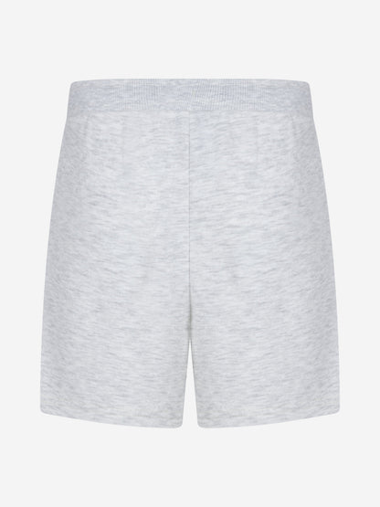 Girls Pintuck Shorts in Grey