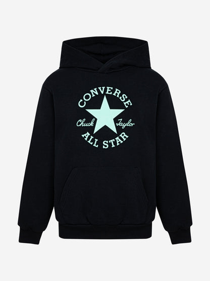 Boys Dissected Chuck Relaxed Fit Hoodie in Black