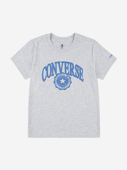 Girls Classic Graphic T-Shirt in Grey
