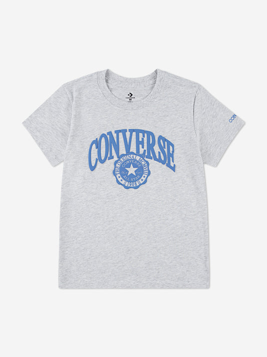 Girls Classic Graphic T-Shirt in Grey
