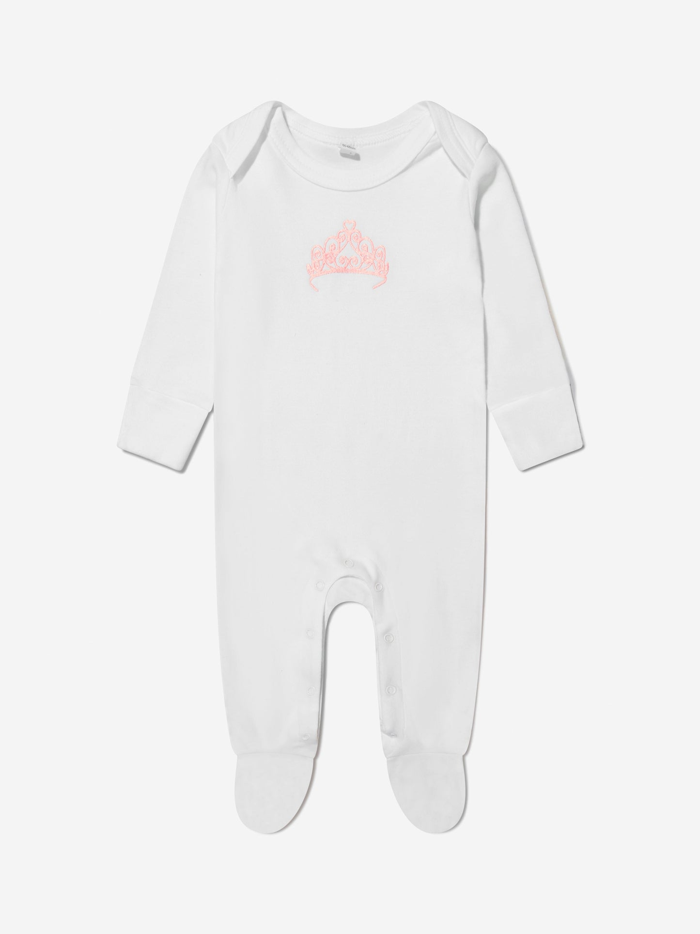 Cotton and Company 女婴有机棉皇冠婴儿连体衣和平纹细布套装