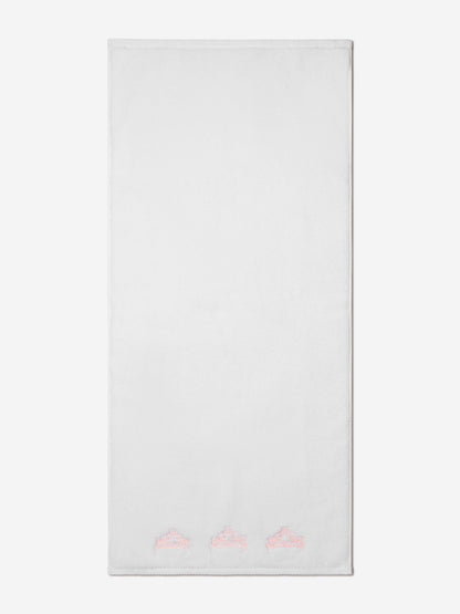 Cotton and Company 女童纯棉皇冠浴袍和毛巾套装