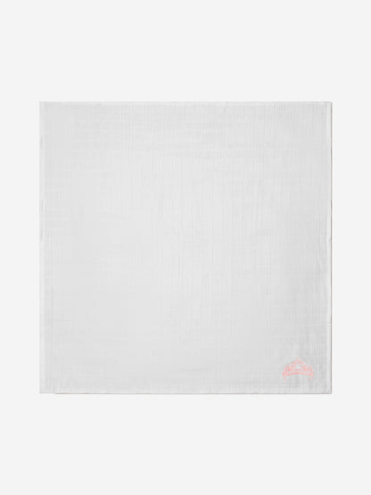 Cotton and Company 女婴有机棉皇冠平纹细布浴袍和毛巾套装