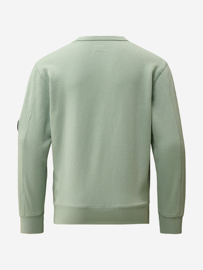 CP Company 男孩绿色徽标运动衫